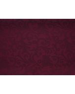 Burgundy Swirl Damask 90" x 132" Rectangular Table Linen
