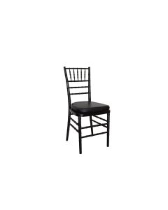 Black Chivari Chair with Black Cushion