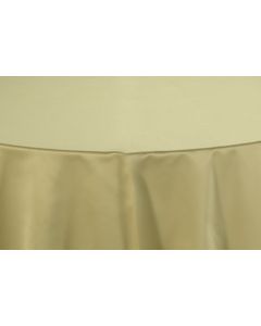 Butter Satin 132" Round Table Linen