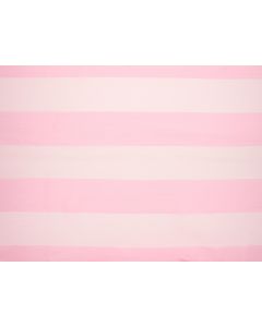 Light Pink Chiffon Stripe 81" x 81" Square Table Linen