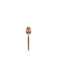 Brushed Copper Dessert Spoon