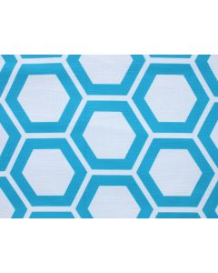 Turquoise Honeycomb 132" Round Table Linen