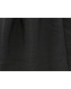 Black Krinkle 120" Round Table Linen