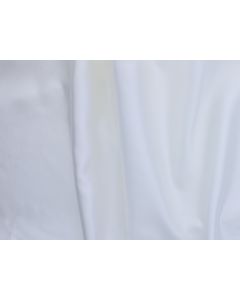 White Satin 90" x 132" Rectangular Table Linen