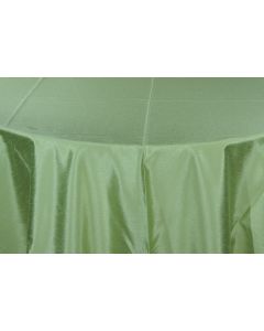 Apple Green Shantung 132" Round Table Linen