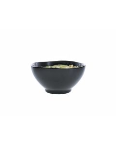Black Stoneware Soup Bowl 5.75"