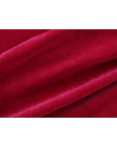 Red Suede 126" Round Table Linen