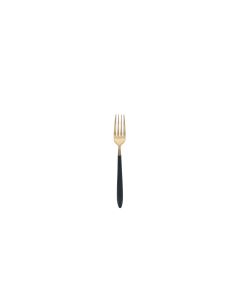 Brush Gold/Black Velo Salad Fork