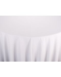 White 54" x 120" Rectangular Table Linen
