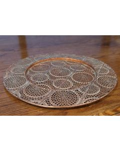 Copper Charger Plate