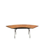 6 Foot Serpentine Table