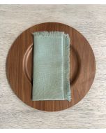 Sage Fringe Napkin
